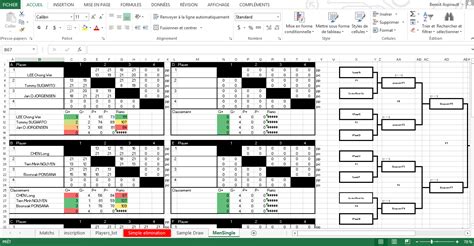 round robin in excel|Excel Tournament Brackets .